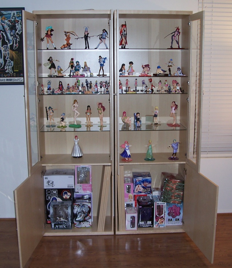 anime figure display cabinet